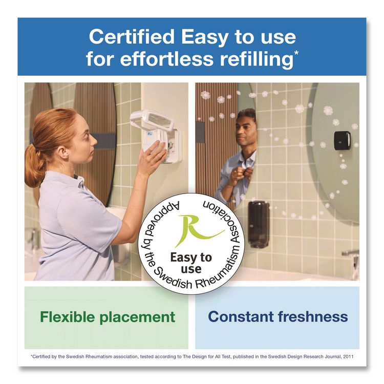 Constant Air Freshener Dispenser, 3.93 x 4.72 x 5.98, Black, 6/Carton