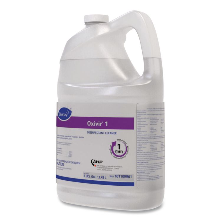 Oxivir 1 RTU Disinfectant Cleaner, 1 gal Bottle, 4/Carton