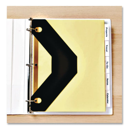 Triangle Shaped Sheet Lifter for Three-Ring Binder, Black, 2/Pack
