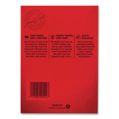 Beef Jerky Variety Pack, Original/Teriyaki, 8.1 oz Bag, 9/Carton