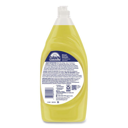 Manual Pot/Pan Dish Detergent, Lemon Scent, 38 oz Bottle, 8/Carton
