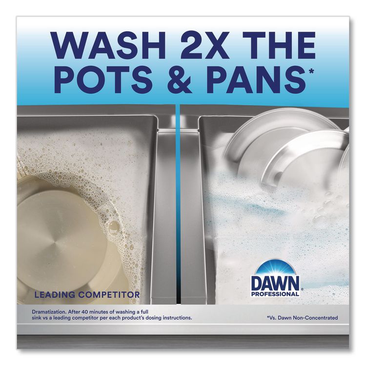 Manual Pot/Pan Dish Detergent, Lemon Scent, 38 oz Bottle, 8/Carton