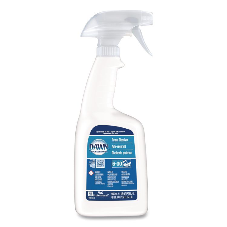 Liquid Ready-To-Use Grease Fighting Power Dissolver Spray, Fresh Scent, 32 oz Bottles, 6 Bottles and 2 Trigger Sprayers/CT