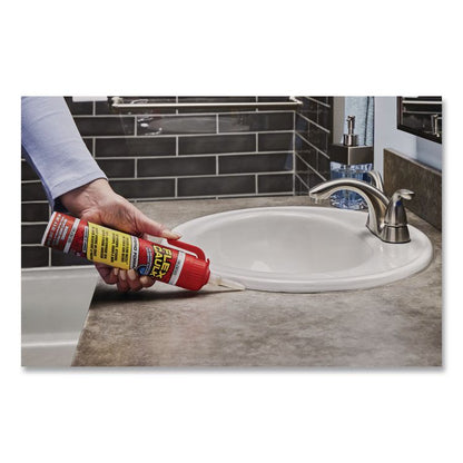 Flex Caulk Hi-Performance Hybrid Caulk, 6.6 oz Aerosol Can, Dries Clear, 4/Carton