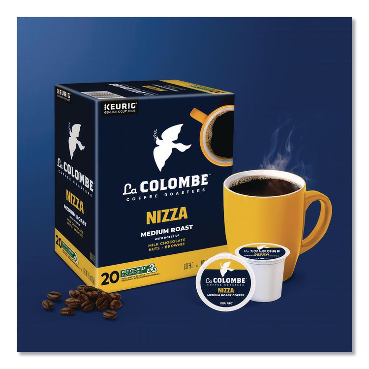 Coffee K-Cup Pods, Nizza Medium Roast, 20/Box