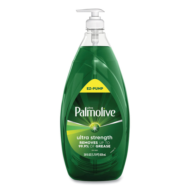 Dishwashing Liquid, Ultra Strength, Fresh Scent, 28 oz Bottle, 4/Carton