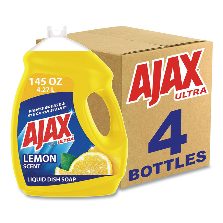Dish Detergent, Lemon Scent, 145 oz Bottle, 4/Carton