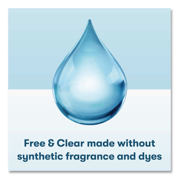 Dishwasher Detergent Packs, Free and Clear Scent, 16.4 oz Pack, 22 Pods/Pack, 6 Packs/Carton