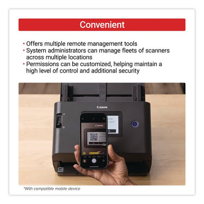 imageFORMULA DR-S350NW, 600 dpi Optical Resolution, 60-Sheet Auto Document Feeder