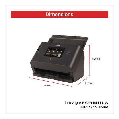 imageFORMULA DR-S350NW, 600 dpi Optical Resolution, 60-Sheet Auto Document Feeder