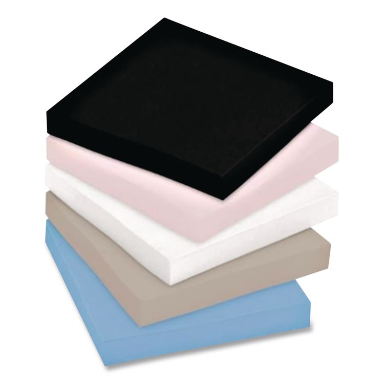 Pads in Simply Serene Colors, Note Ruled, 4 x 4, 90 Sheets/Pad, 4 Pads/Pack