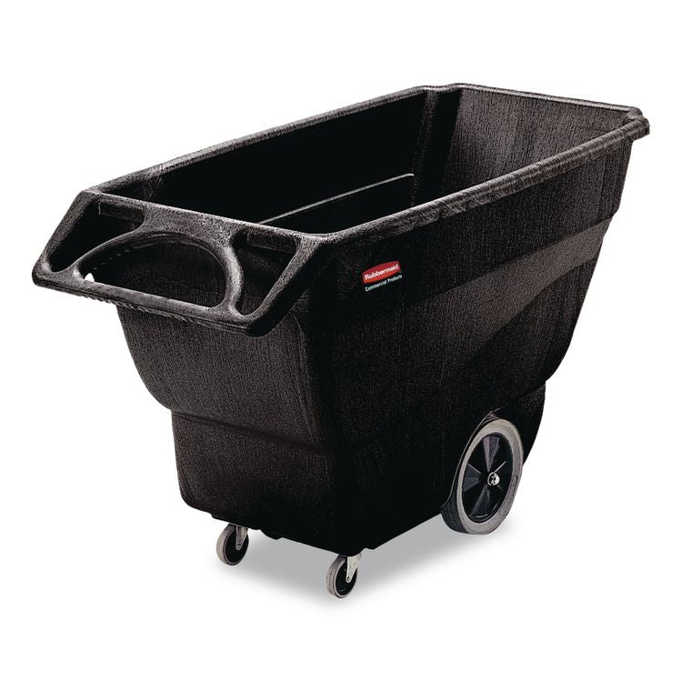 0.75 cu yd Structural Foam Tilt Truck, 600 lb Capacity, Black