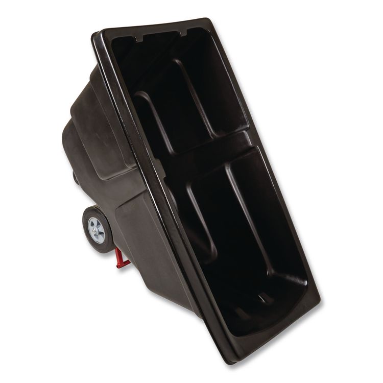 0.5 cu yd BRUTE Rotomolded Tilt Truck, 450 lb Capacity, Black