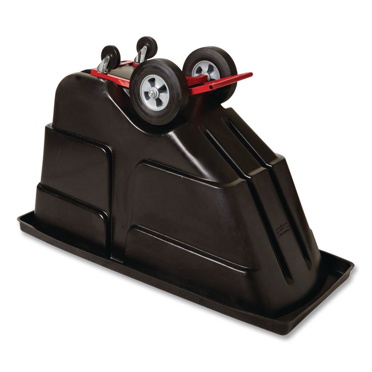 0.5 cu yd BRUTE Rotomolded Tilt Truck, 450 lb Capacity, Black