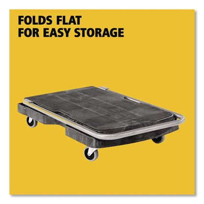 Utility-Duty Home/Office Cart, 250 lb Capacity, 20.5 x 32.5, Platform, Black