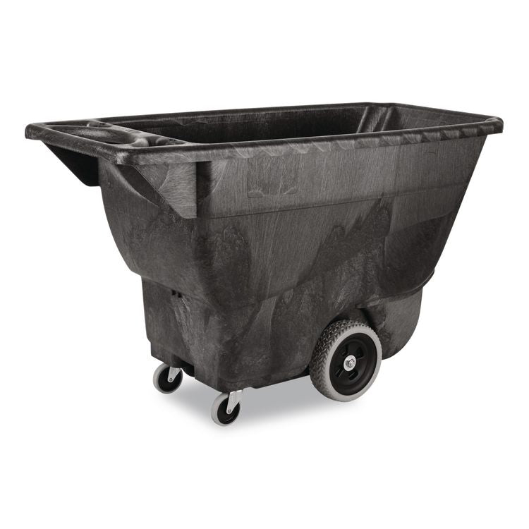 0.5 cu yd Structural Foam Tilt Truck, Utility Duty, 450 lb Capacity, Black