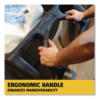0.5 cu yd Structural Foam Tilt Truck, Utility Duty, 450 lb Capacity, Black