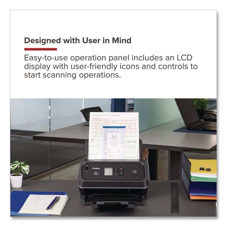 imageFORMULA DR-C340, 600 dpi Optical Resolution, 100-Sheet Duplex Auto Document Feeder