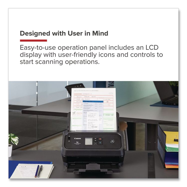 imageFORMULA DR-C350, 600 dpi Optical Resolution, 100-Sheet Duplex Auto Document Feeder