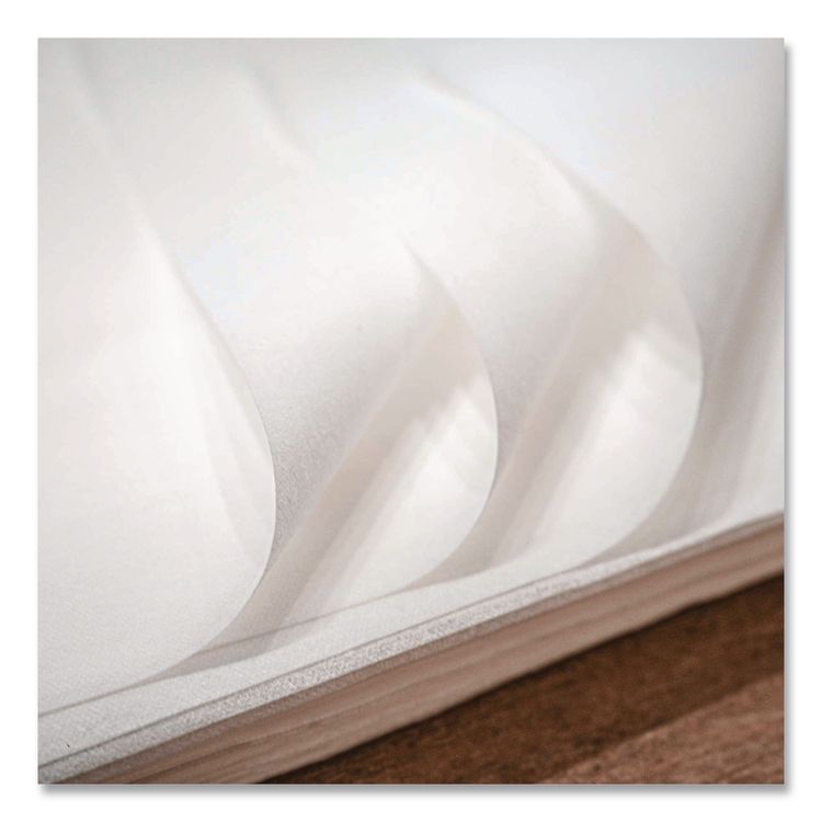 Valay Airlaid Flat Dinner Napkin, 1-Ply, 15.75 x 15.75, White, 100/Pack, 10 Packs/Carton
