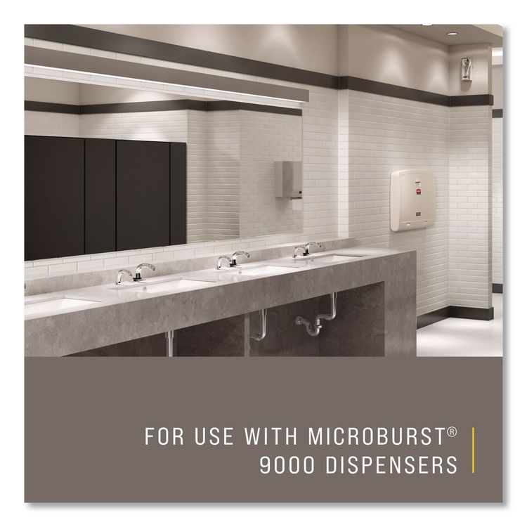 TC Microburst 9000 Air Freshener Refill, Mountain Peaks, 5.3 oz Aerosol Spray, 4/Carton