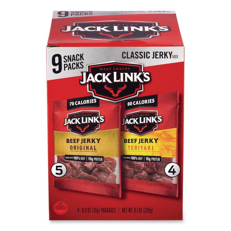 Sunchips and Jack Link's Beef Jerky Variety Pack, (30) 1.5 oz Bags, (9) 0.9 oz Snack Packs, Assorted Flavors/Bundle