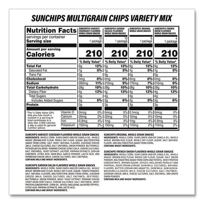 Sunchips and Jack Link's Beef Jerky Variety Pack, (30) 1.5 oz Bags, (9) 0.9 oz Snack Packs, Assorted Flavors/Bundle