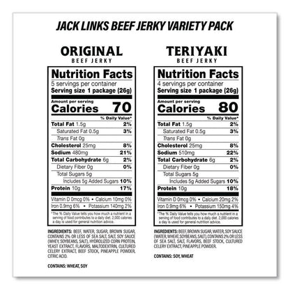Sunchips and Jack Link's Beef Jerky Variety Pack, (30) 1.5 oz Bags, (9) 0.9 oz Snack Packs, Assorted Flavors/Bundle