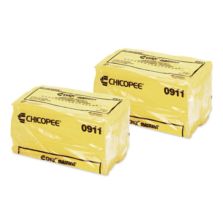 Masslinn Dust Cloths, 24 x 24, Yellow, 50/Bag, 2 Bags/Carton