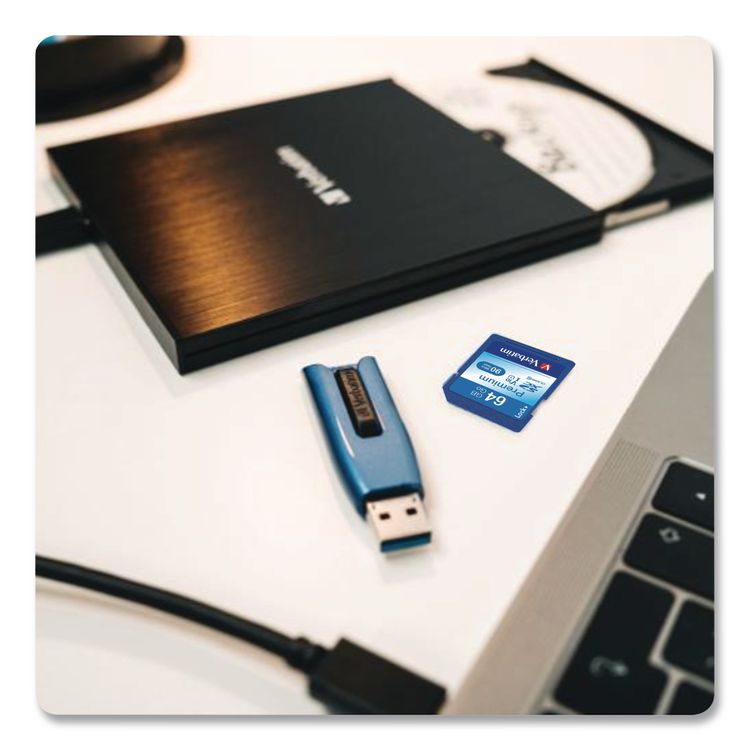 64GB Premium SDXC Memory Card, UHS-I V10 U1 Class 10, Up to 90MB/s Read Speed