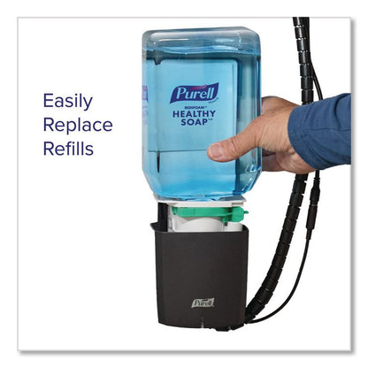 CX10 Counter Mount Soap Dispenser with Metal Spout Fixture, 2,000 mL, 2.28 x 5.82 x 4.04, Chrome