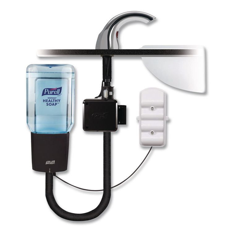 CX10 Counter Mount Soap Dispenser, 2,000 mL, 2.28 x 5.82 x 4.04, Chrome