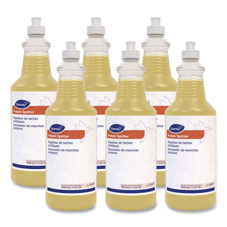 Protein Spotter, Fresh Scent, 32 oz Bottle, 6/Carton