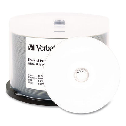 CD-R DataLifePlus Printable Recordable Disc, 700 MB/80 min, 52x, Spindle, White, 50/Pack