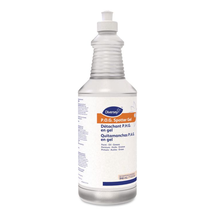 Paint, Oil and Grease Spotter Gel, Fruity Scent, 32 oz Squeeze Bottle, 6/Carton
