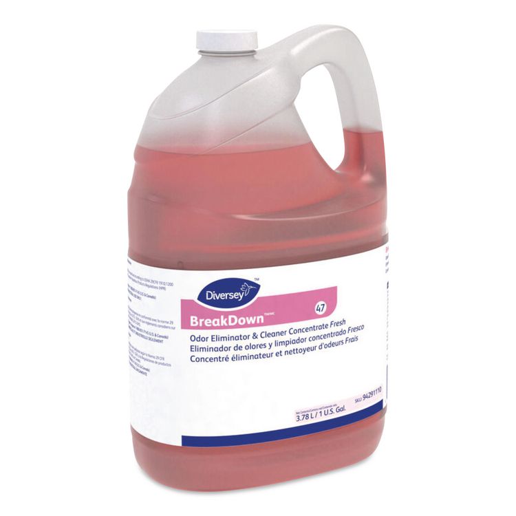 Breakdown Odor Eliminator, Fresh, Liquid, 1 gal Bottle