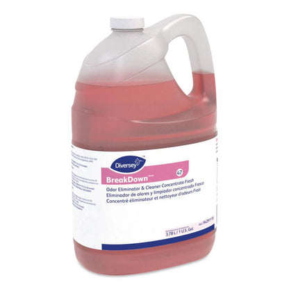Breakdown Odor Eliminator, Fresh, Liquid, 1 gal Bottle