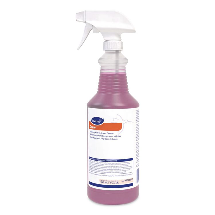 Foaming Acid Restroom Cleaner, Fresh Scent, 32 oz Spray Bottle, 12/Carton