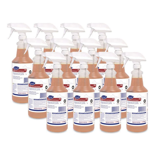 Suma Oven and Grill Cleaner, 32 oz, Spray Bottle, 12/Carton