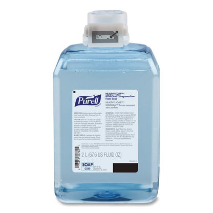 HEALTHY SOAP REDIFOAM Fragrance-Free Foam Soap, Refill for CX10 Dispenser, 2,000 mL, 2/Carton