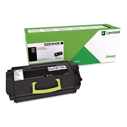 52D1H0E High-Yield Toner, 25,000 Page-Yield, Black