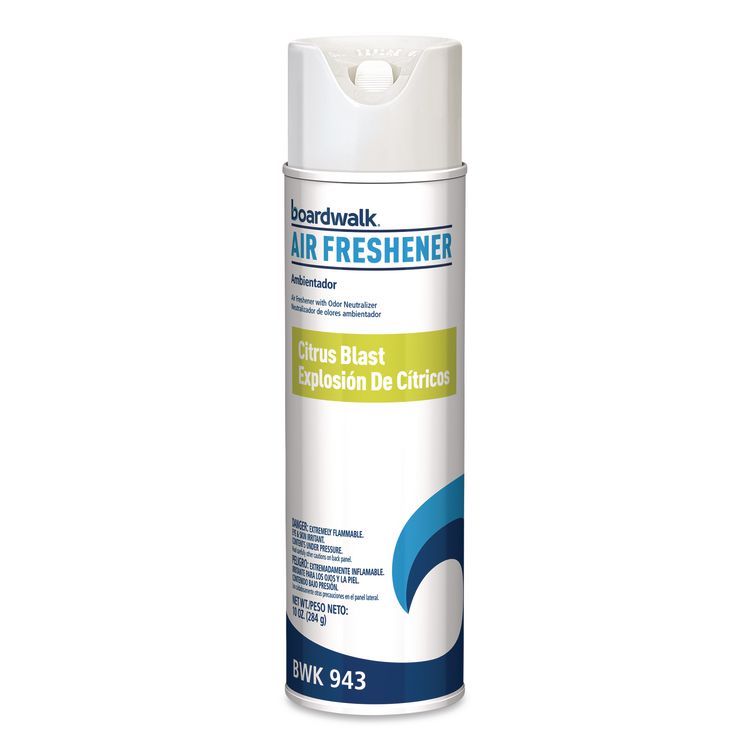 Aerosol Air Freshener, Citrus, 10 oz Aerosol Spray, 6/Carton