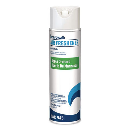 Aerosol Air Freshener, Apple Orchard, 10 oz Aerosol Spray, 6/Carton