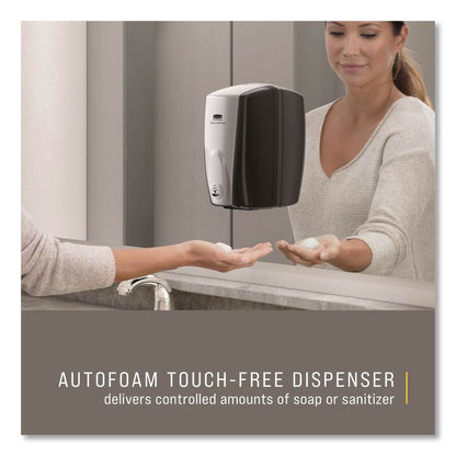 AutoFoam Touch-Free Dispenser, 1,100 mL, 5.2 x 5.25 x 10.9, Black/Chrome