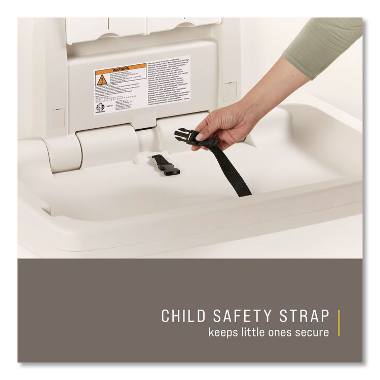 Sturdy Station 2 Baby Changing Table, 33.5 x 21.5, Platinum
