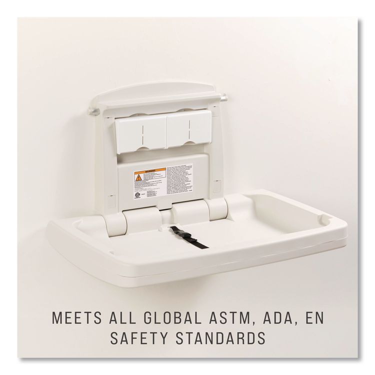 Sturdy Station 2 Baby Changing Table, 33.5 x 21.5, Platinum