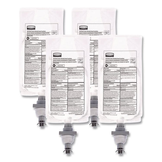 AutoFoam Refill With Alcohol Foam Hand Sanitizer, Clear, 1,000 mL, Unscented, 4/Carton