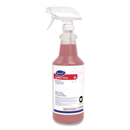 Spitfire Power Cleaner, Liquid, Fresh Pine Scent, 32 oz Spray Bottle, 12/Carton