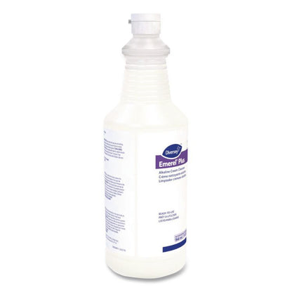 Emerel Plus Cream Cleanser, 32 oz Squeeze Bottle, 12/Carton