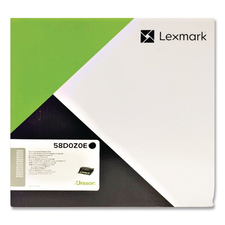 58D0Z0E Imaging Unit, 100,000 Page-Yield, Black